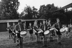 Chiro Achel 1965 bivak Helchteren 11 bezoekdag