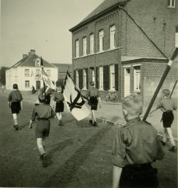 Chrio optocht Achel-Centrum 1960