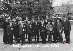 Plechtigecommunie1962groepsfotojongens