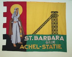 9. Sint-Barbaragilde Achel-Statie