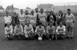 1989 Achel KWB-Jerommekens huldiging spelers Theunissen en Severeijns 1