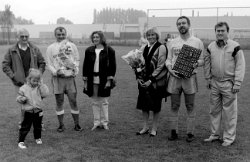 1989 Achel KWB-Jerommekens huldiging spelers Theunissen en Severeijns