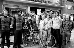 1980 Achel Fietstocht Parijs-Achel wielertoerist Janssen 1